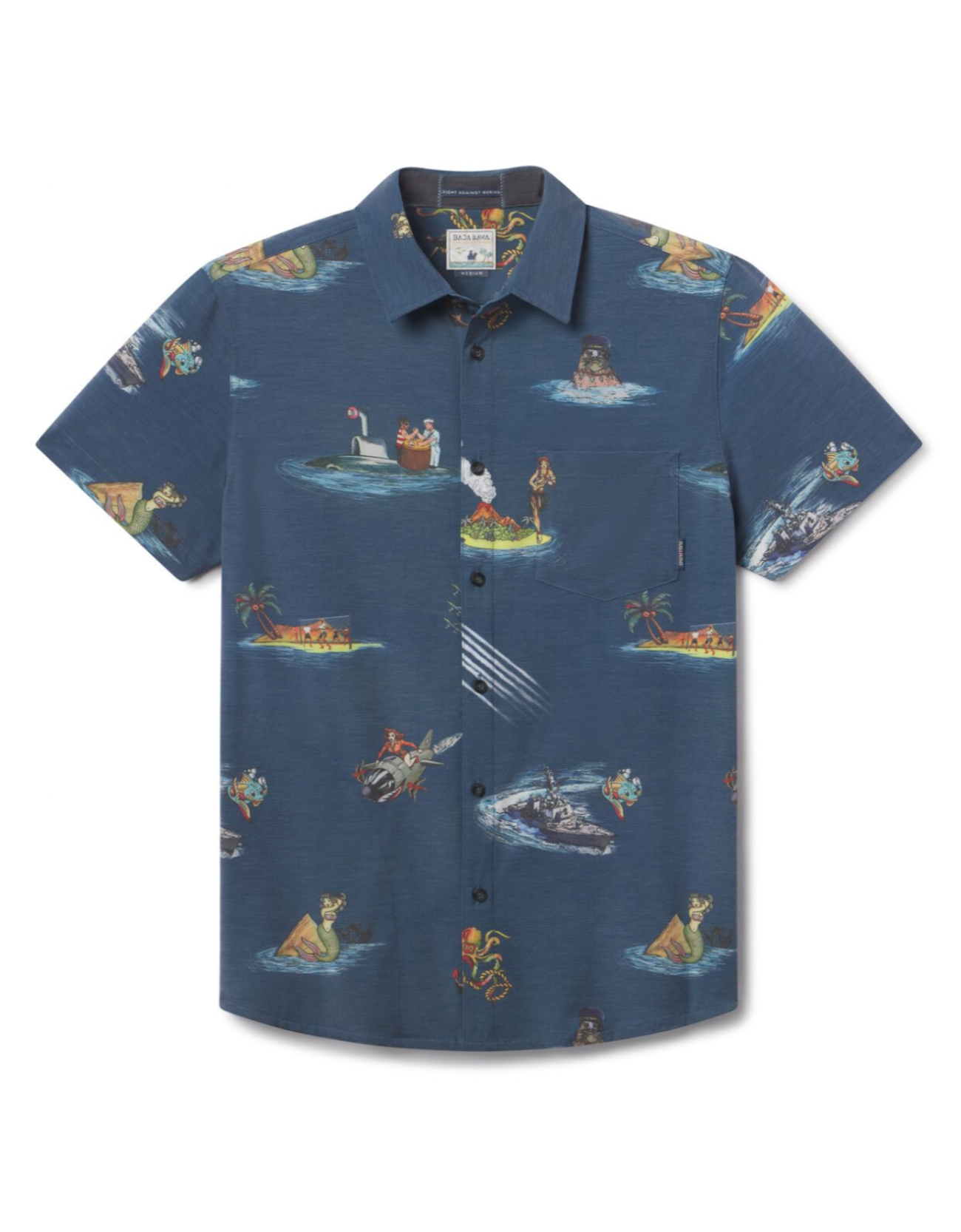 SAILOR STORIES - NAVY VAGABOND™ BUTTON UP – Bajallama