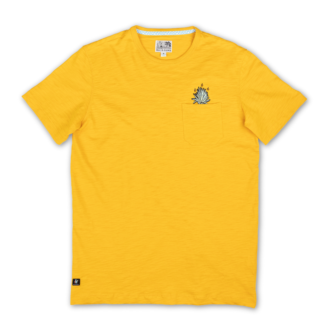 Agave embroidered pocket tee