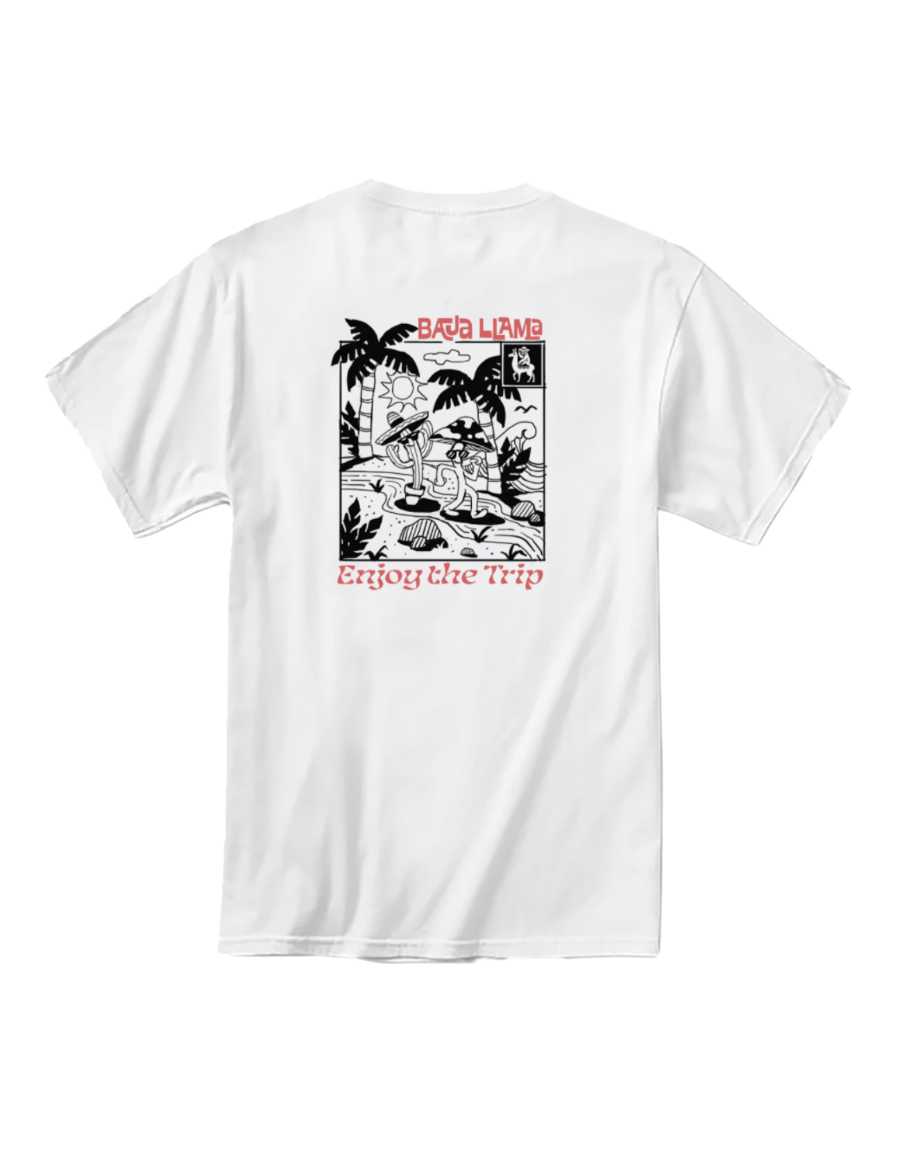 Enjoy the Trip Tee – Adventure Graphic Shirt | Baja Llama – Bajallama