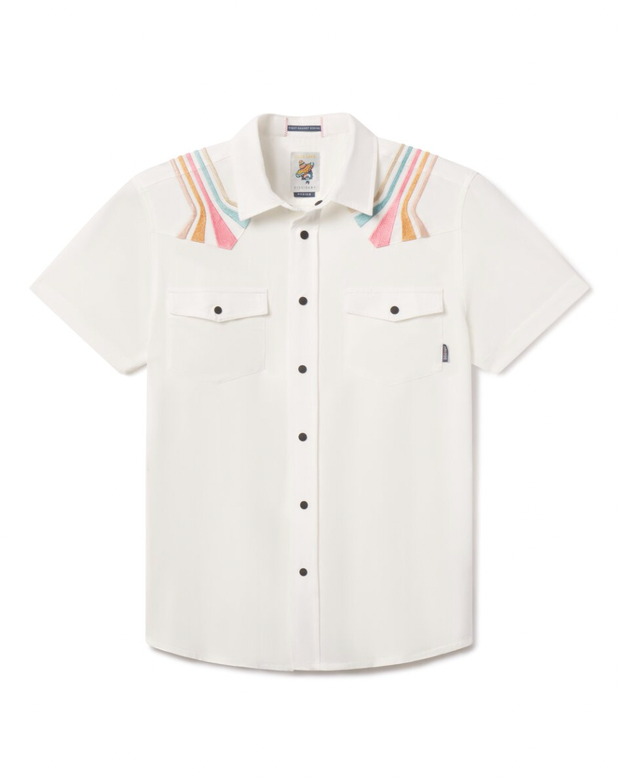Retro Rays - Cream Dissident Snapshirt – Bajallama