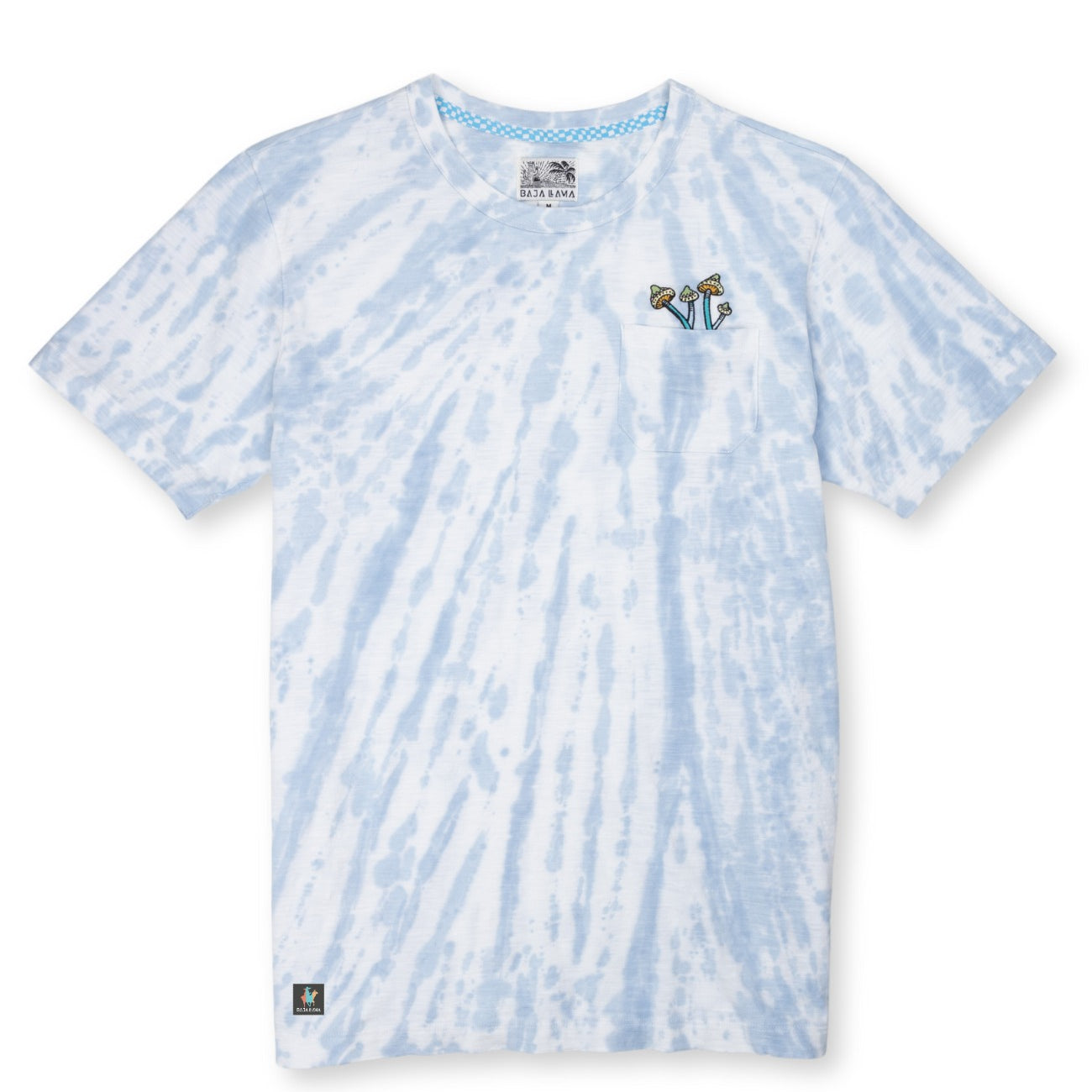 Mushroom embroidery pocket tee