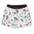 Baja Llama Desert-themed swim shorts with hand-drawn western graphics and a dark waistband. Lightweight, quick-dry fabric for everyday adventure.