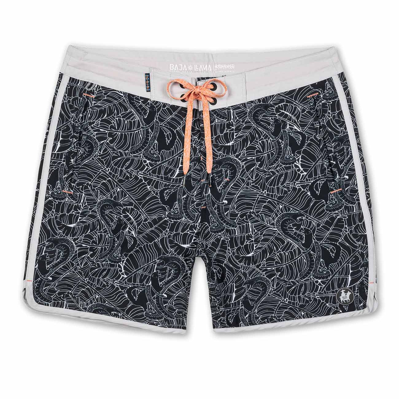FAIR FIGHT BLACK - REMANSO 17" BOARDSHORTS