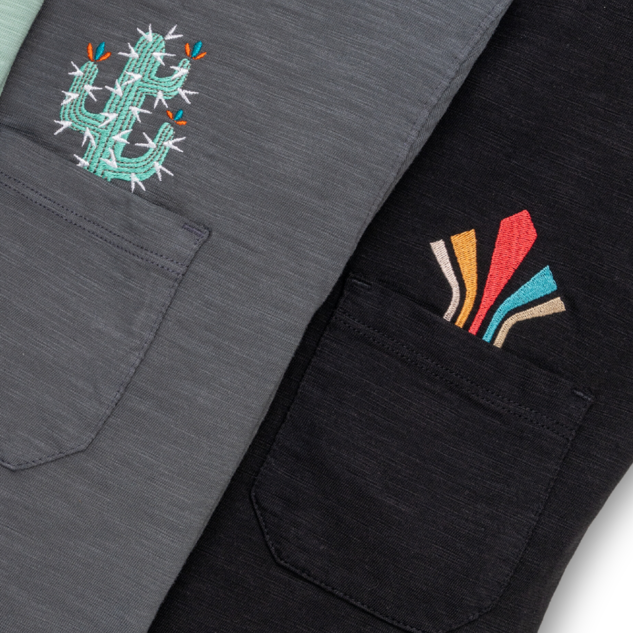 RETRO LEAGUE - SLUB PIMA POCKET TEE
