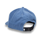 Blue Boring logo embroidered corduroy hat