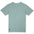 Baja Llama Solid Green Slub Pima Tee – Sage green crewneck T-shirt made from ultra-premium Peruvian cotton with textured slub finish – Features signature Sloth Llama patch near the hem – Displayed flat to highlight breathable fabric, softness, and minimalist design – Eco-friendly, lightweight casual wear for men