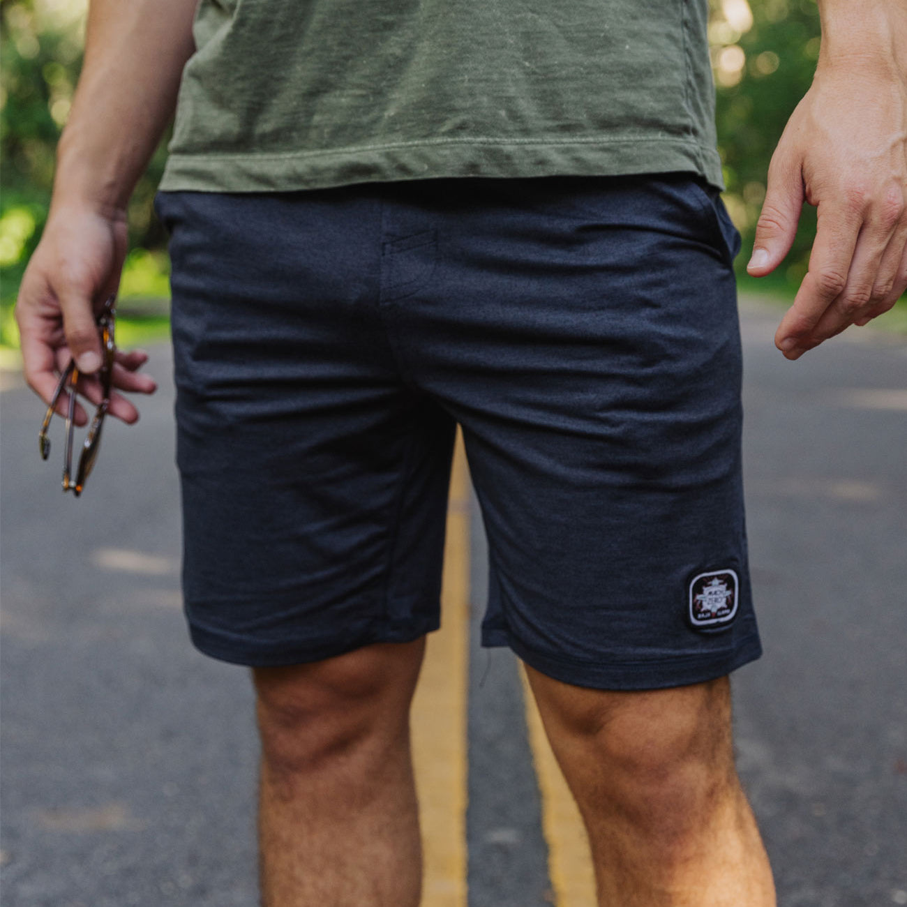 MACH ZERO LOUNGE SHORTS - NAVY