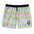 Hand-drawn Mexican fiesta-inspired graphic print men's volley shorts