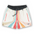 Retro-inspired swim shorts with bold, colorful stripes and a black waistband. Quick-dry fabric and a relaxed fit for ultimate comfort.