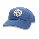 Steel grey adjustable snap back corduroy Dad hat