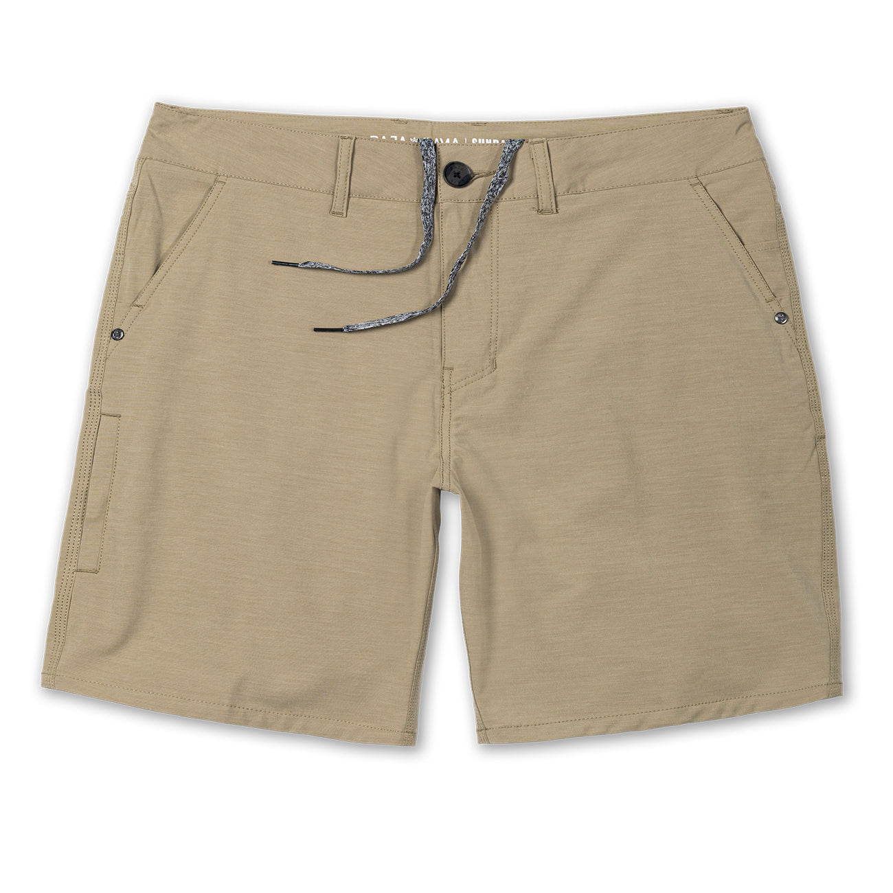 Baja Llama's Sunday Sports Khaki Hybrid Athletic Shorts