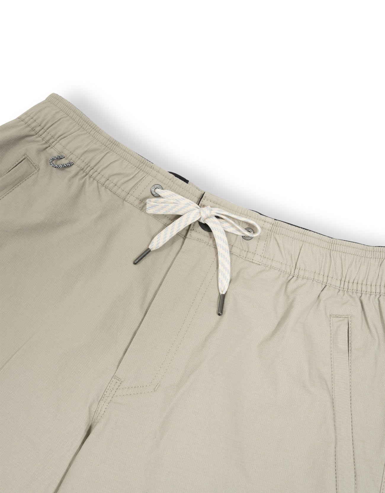 Baja Llama Khaki Vagabond Stretch Waistband Cotton Ripstop Travel Pants