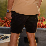 ARROYO 7" INSEAM STRETCH CORDUROY WALKSHORTS - CHARCOAL