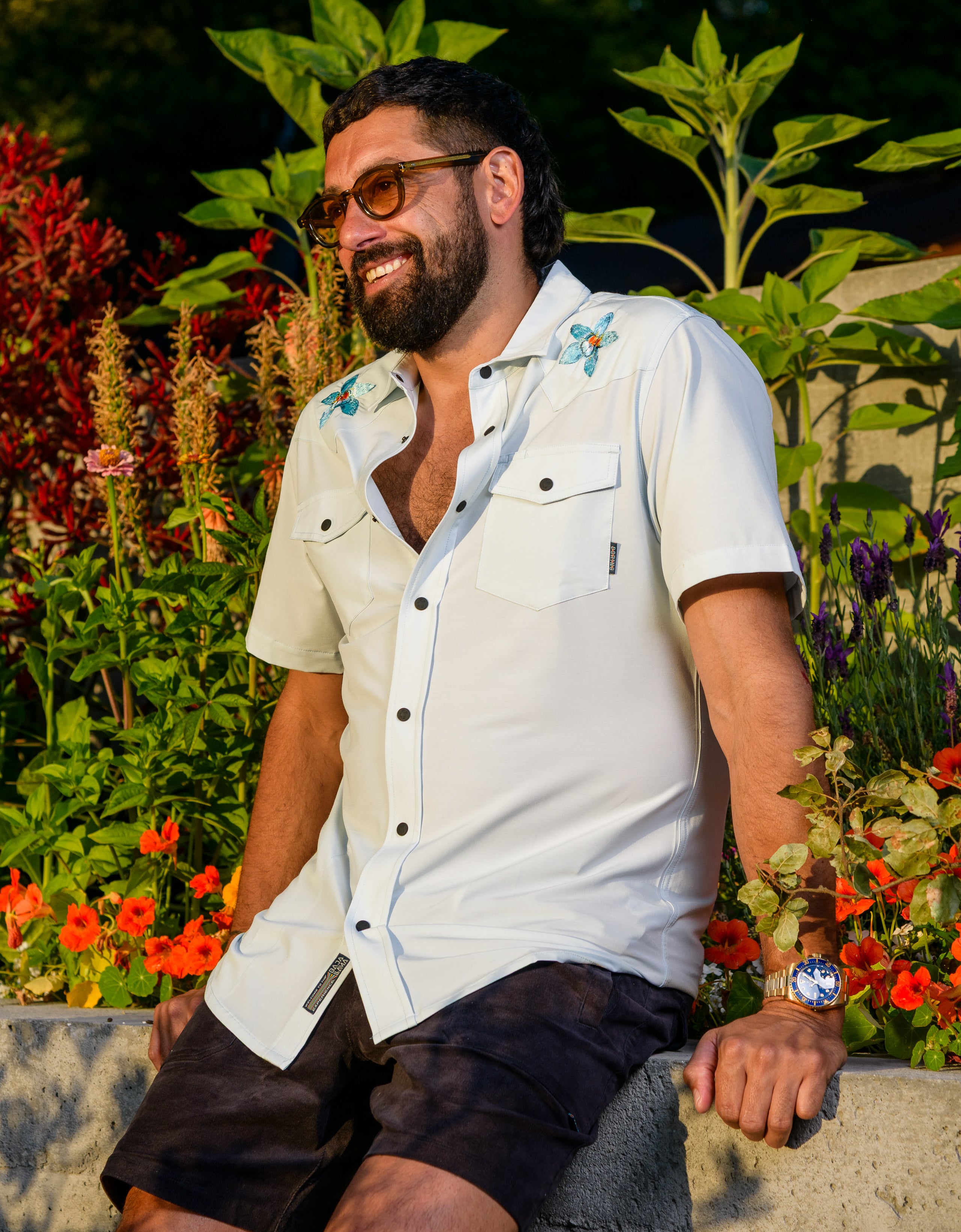 Floral Project Dissident Snapshirt – Bajallama