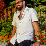 FLORAL PROJECT - DISSIDENT WESTERN FRONT SNAP BUTTON UP