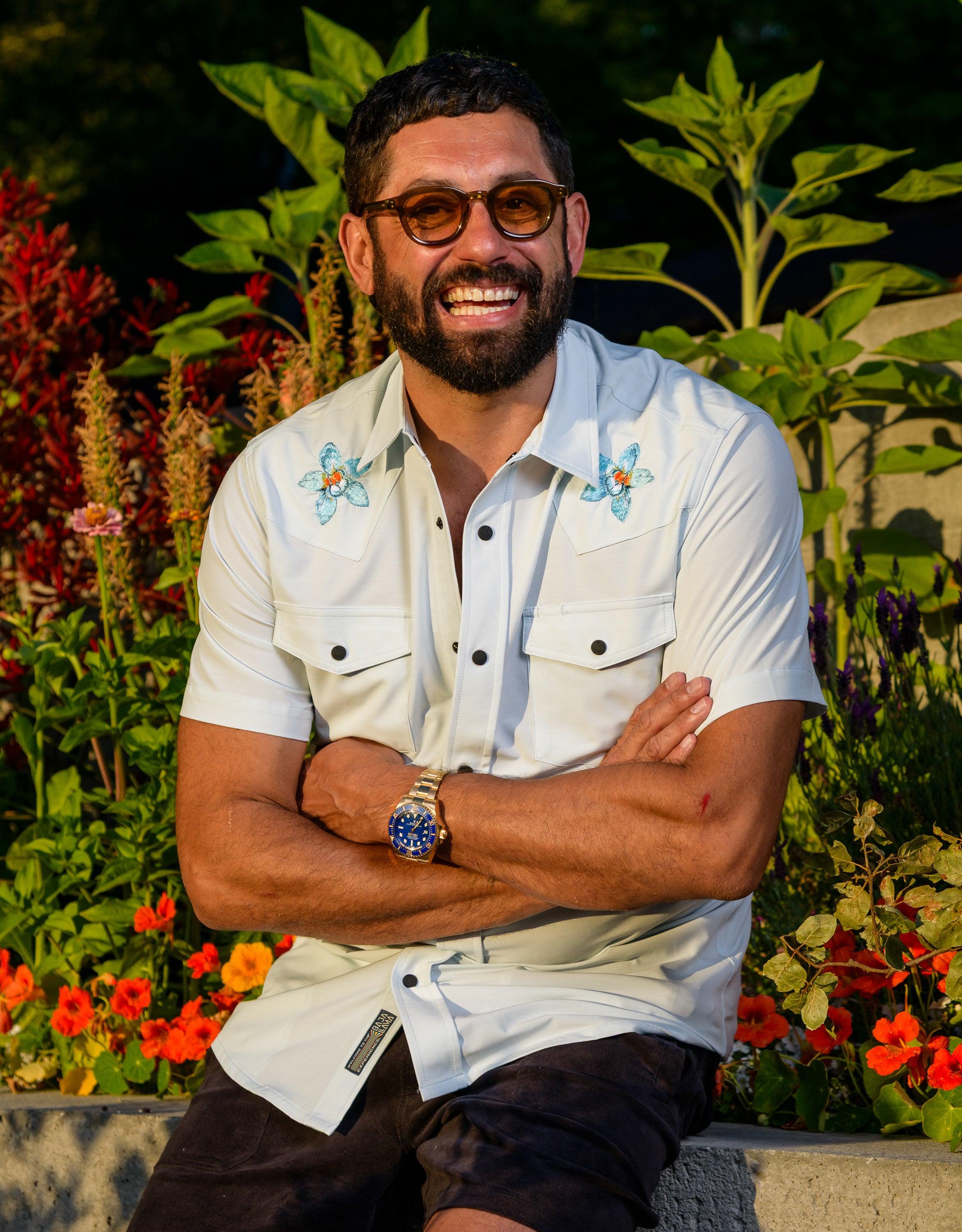 Floral Project Dissident Snapshirt – Bajallama