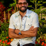 FLORAL PROJECT - DISSIDENT WESTERN FRONT SNAP BUTTON UP