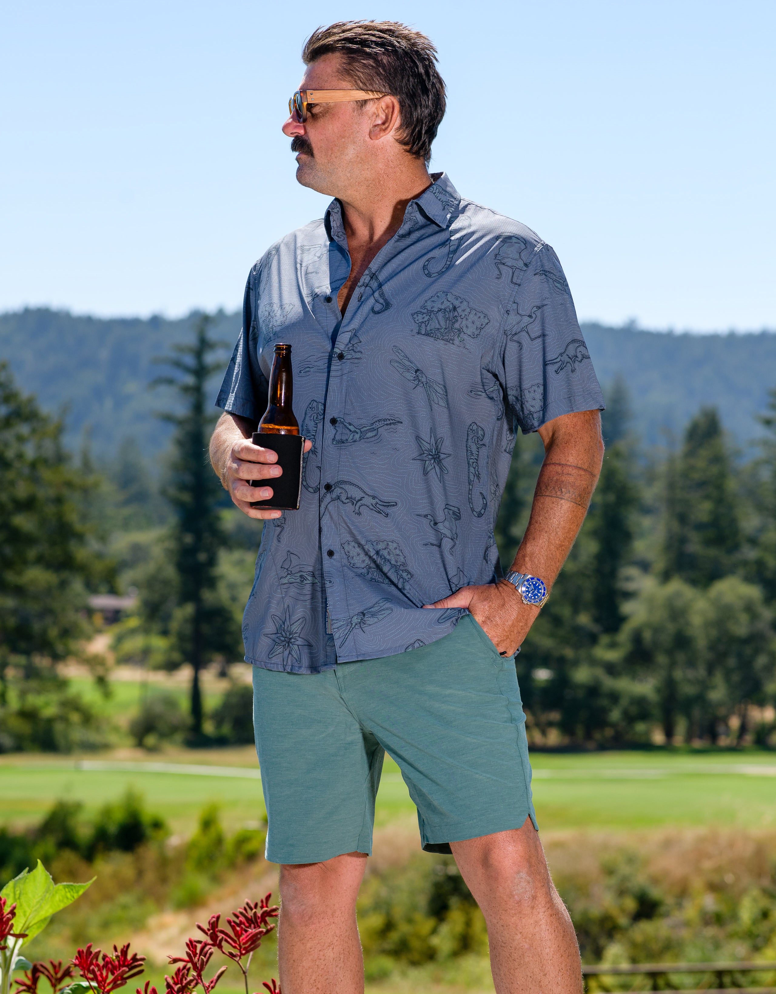 Magellan Hunter Green Hybrid Explorer Short – Bajallama