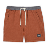 MACH ZERO LOUNGE SHORTS - RUST