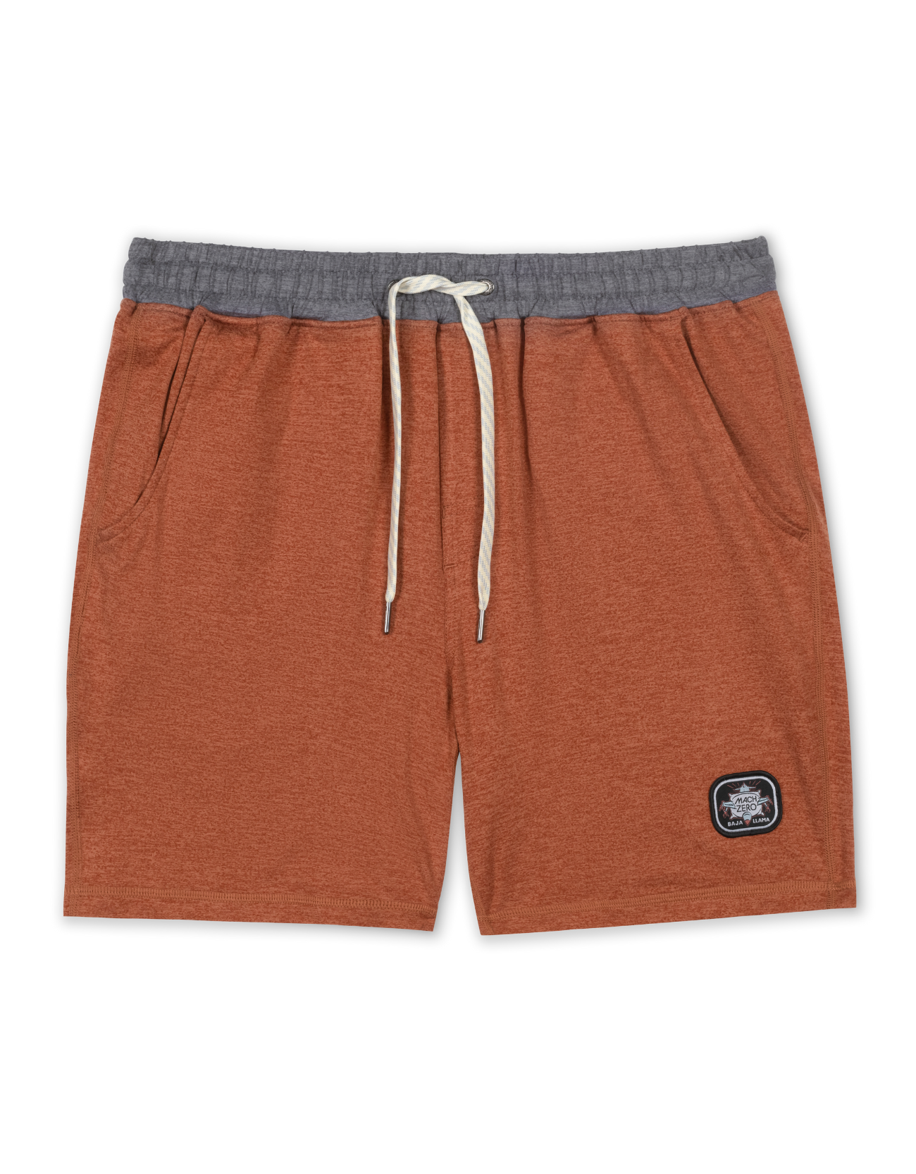 MACH ZERO LOUNGE SHORTS - RUST