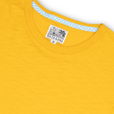 SOLID MUSTARD - SLUB PIMA TEE