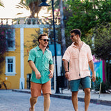 DOBBY DOES DALLAS - ORANGE CHECKERS - ONE OFF BUTTON UP RELAXED FIT