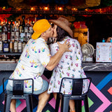 COLORFUL CACTUS CREAM - NIGHTHAWK™ RELAXED FIT BUTTON UP