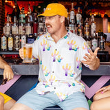 COLORFUL CACTUS CREAM - NIGHTHAWK™ RELAXED FIT BUTTON UP