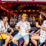 COLORFUL CACTUS CREAM - NIGHTHAWK™ RELAXED FIT BUTTON UP