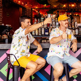 TOO BREEZYS MUSTARD - STRETCH LINEN SHORTS
