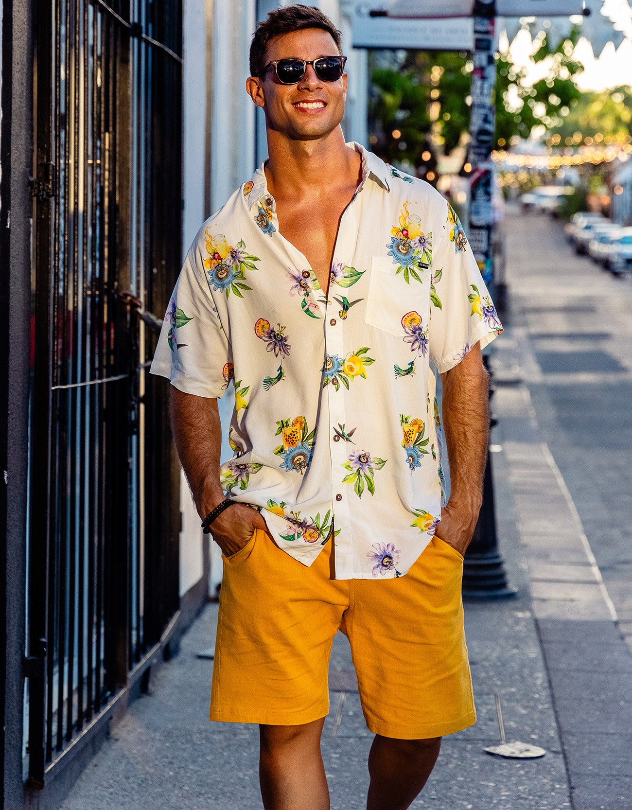 Too Breezys Mustard Stretch Linen Shorts – Bajallama