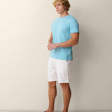 SOLID PORCELAIN BLUE - PIMA SLUB TEE