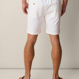 Premium linen blend pants with elastic waistband