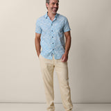 ROLL TIDES - LIGHT BLUE 7-SEAS™ BUTTON UP