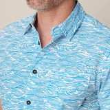 ROLL TIDES - LIGHT BLUE 7-SEAS™ BUTTON UP