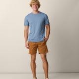 SOLID STEEL BLUE - SLUB PIMA TEE