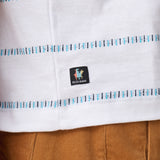 IVORY MORRIS CODE - ONASSIS JACQUARD TEE