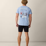 WHITE LOBSTER - ACID WASH PRIMO GRAPHIC TEE
