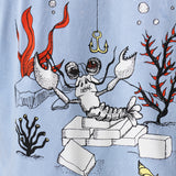 WHITE LOBSTER - ACID WASH PRIMO GRAPHIC TEE