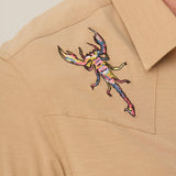 2 STINGERS - DISSIDENT WESTERN FRONT SNAP BUTTON UP
