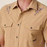 2 STINGERS - DISSIDENT WESTERN FRONT SNAP BUTTON UP