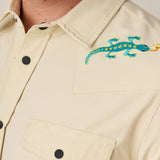 REPTILE WRANGLER - DISSIDENT WESTERN FRONT SNAP BUTTON UP