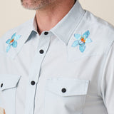 FLORAL PROJECT - DISSIDENT WESTERN FRONT SNAP BUTTON UP