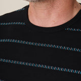 BLACK - ONASSIS JACQUARD TEE
