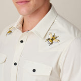 BEE A LEGEND - DISSIDENT WESTERN FRONT SNAP BUTTON UP