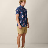 FLOWER POWERS - MOJAVE PERFORATED BUTTON UP