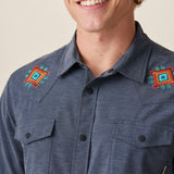 THE MIRAGE OF MARRAKESH - DISSIDENT WESTERN FRONT SNAP BUTTON UP