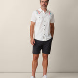 RETRO RAYS CREAM - DISSIDENT WESTERN FRONT SNAP BUTTON UP