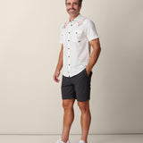 RETRO RAYS CREAM - DISSIDENT WESTERN FRONT SNAP BUTTON UP