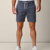 PANTALONES CORTOS DE PANA STRETCH ARROYO 18" - AZUL ACERO